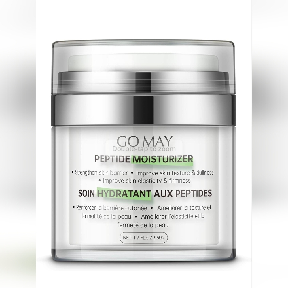 NWT GO MAY PEPTIDE MOISTURIZER 1.7fl.oz
